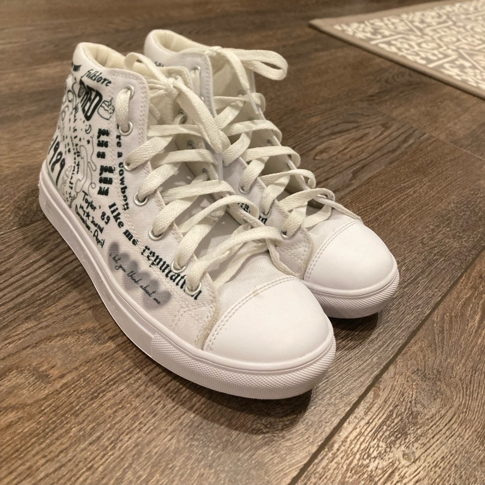 TAYLOR SWIFT Eras Tour high top sneakers!!